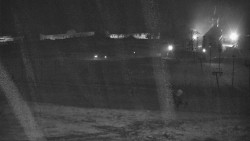 Horní část sjezdovky skiareálu Hlubočky