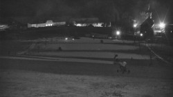 Horní část sjezdovky skiareálu Hlubočky