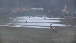 Horní část sjezdovky skiareálu Hlubočky