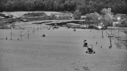 Horní část sjezdovky skiareálu Hlubočky