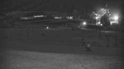 Horní část sjezdovky skiareálu Hlubočky