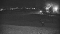 Horní část sjezdovky skiareálu Hlubočky