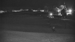 Horní část sjezdovky skiareálu Hlubočky