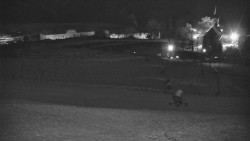 Horní část sjezdovky skiareálu Hlubočky