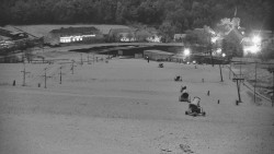 Horní část sjezdovky skiareálu Hlubočky