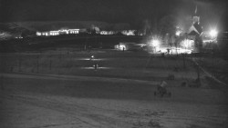 Horní část sjezdovky skiareálu Hlubočky