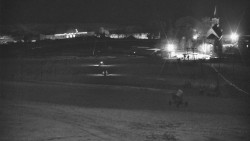 Horní část sjezdovky skiareálu Hlubočky