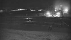 Horní část sjezdovky skiareálu Hlubočky