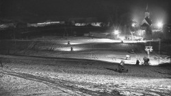 Horní část sjezdovky skiareálu Hlubočky