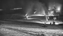 Horní část sjezdovky skiareálu Hlubočky