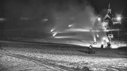 Horní část sjezdovky skiareálu Hlubočky