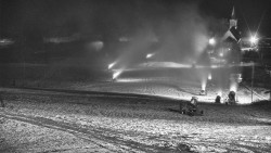 Horní část sjezdovky skiareálu Hlubočky