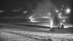 Horní část sjezdovky skiareálu Hlubočky