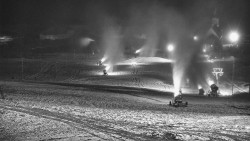 Horní část sjezdovky skiareálu Hlubočky