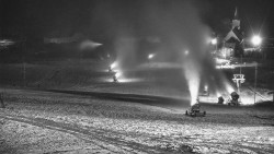 Horní část sjezdovky skiareálu Hlubočky