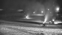 Horní část sjezdovky skiareálu Hlubočky