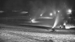 Horní část sjezdovky skiareálu Hlubočky