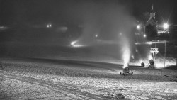 Horní část sjezdovky skiareálu Hlubočky