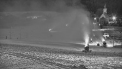 Horní část sjezdovky skiareálu Hlubočky