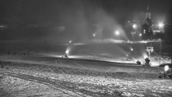 Horní část sjezdovky skiareálu Hlubočky