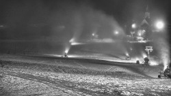 Horní část sjezdovky skiareálu Hlubočky