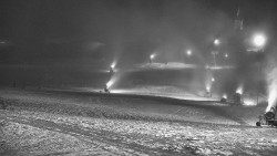 Horní část sjezdovky skiareálu Hlubočky