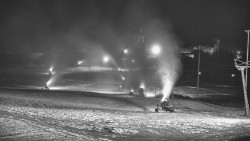 Horní část sjezdovky skiareálu Hlubočky