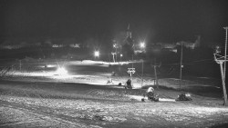 Horní část sjezdovky skiareálu Hlubočky