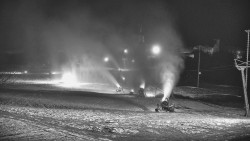 Horní část sjezdovky skiareálu Hlubočky