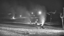 Horní část sjezdovky skiareálu Hlubočky