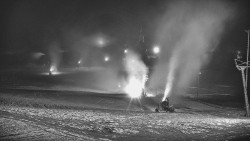 Horní část sjezdovky skiareálu Hlubočky