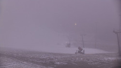 Horní část sjezdovky skiareálu Hlubočky