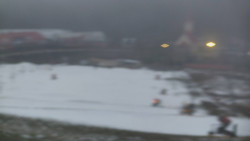 Horní část sjezdovky skiareálu Hlubočky