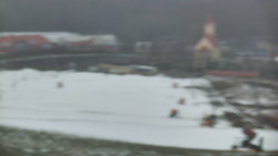 Horní část sjezdovky skiareálu Hlubočky