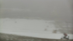 Horní část sjezdovky skiareálu Hlubočky