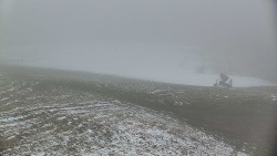 Horní část sjezdovky skiareálu Hlubočky