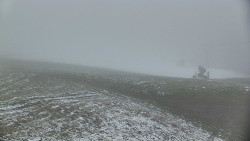 Horní část sjezdovky skiareálu Hlubočky