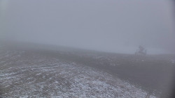 Horní část sjezdovky skiareálu Hlubočky