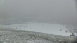 Horní část sjezdovky skiareálu Hlubočky