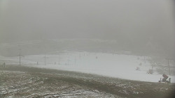 Horní část sjezdovky skiareálu Hlubočky