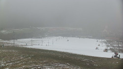 Horní část sjezdovky skiareálu Hlubočky