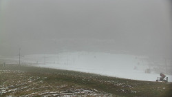 Horní část sjezdovky skiareálu Hlubočky