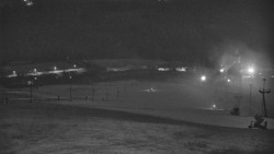 Horní část sjezdovky skiareálu Hlubočky