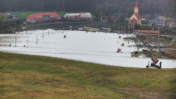 Horní část sjezdovky skiareálu Hlubočky