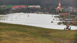 Horní část sjezdovky skiareálu Hlubočky