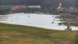 Horní část sjezdovky skiareálu Hlubočky