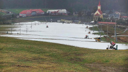 Horní část sjezdovky skiareálu Hlubočky