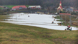 Horní část sjezdovky skiareálu Hlubočky