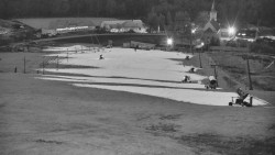 Horní část sjezdovky skiareálu Hlubočky