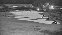 Horní část sjezdovky skiareálu Hlubočky